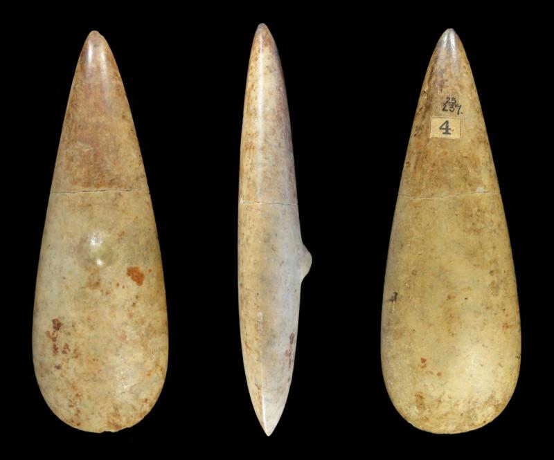 Stone tools in 3 angles