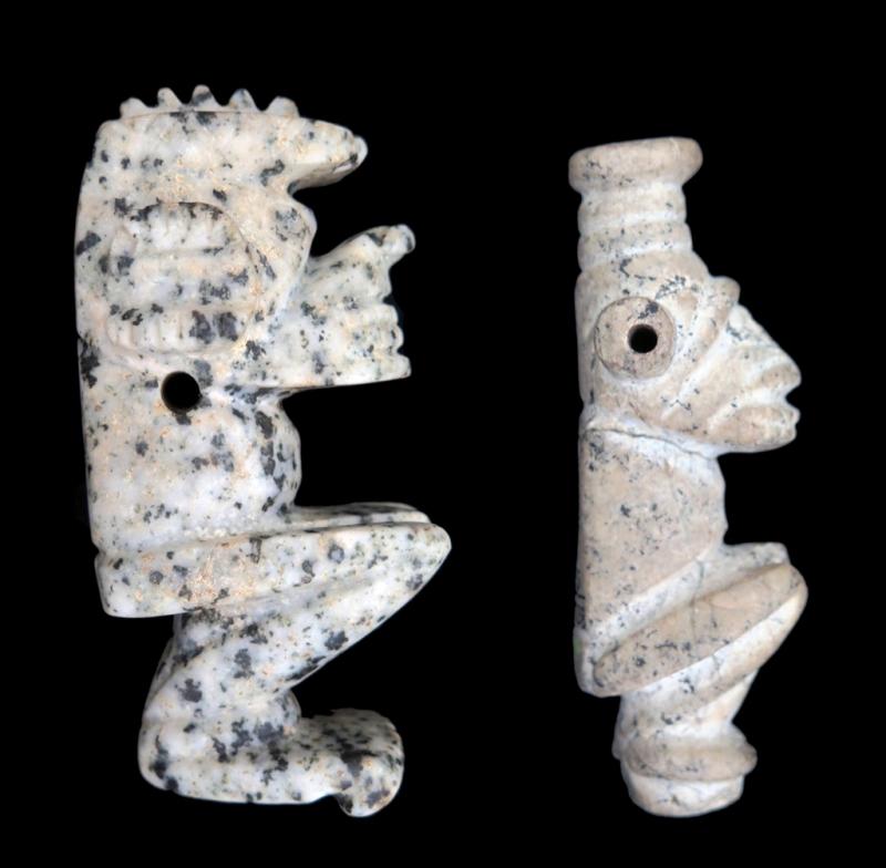 carved stone pendants
