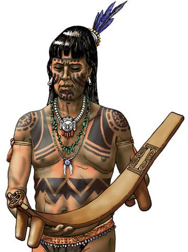 cartoon siba of person with tattoos