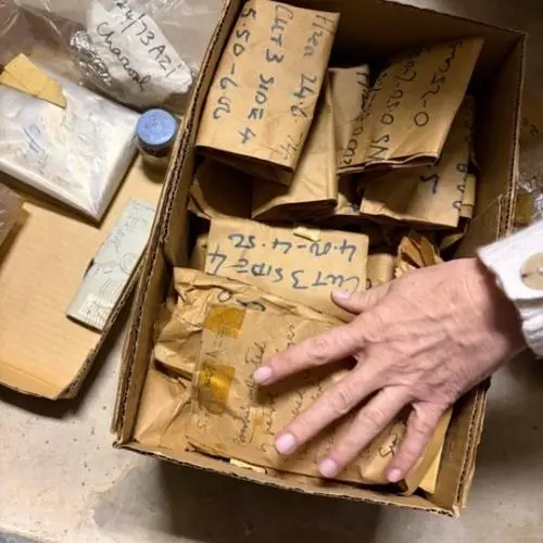 Pottery sherds and archived material stored at the University of the Witwatersrand 