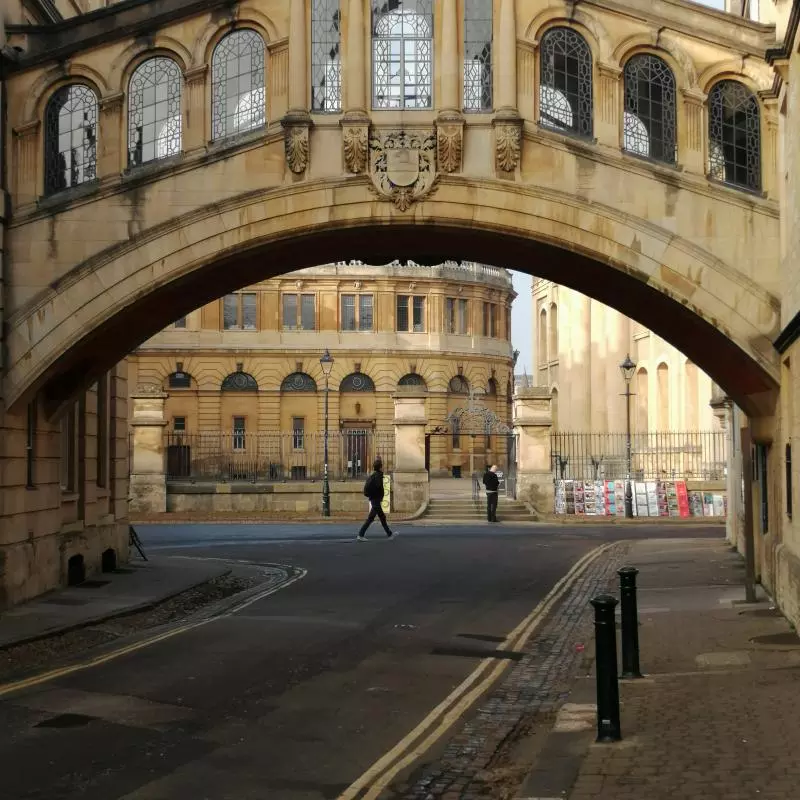 Photo of the Bridge of Sighs at Hertford College