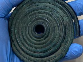 Image of a Macedonian Bronze Age Spectacle Brooch